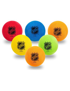 Pelotas de Hockey Mini Franklin Sports - 6 Pelotas de Espuma 5.08 cm