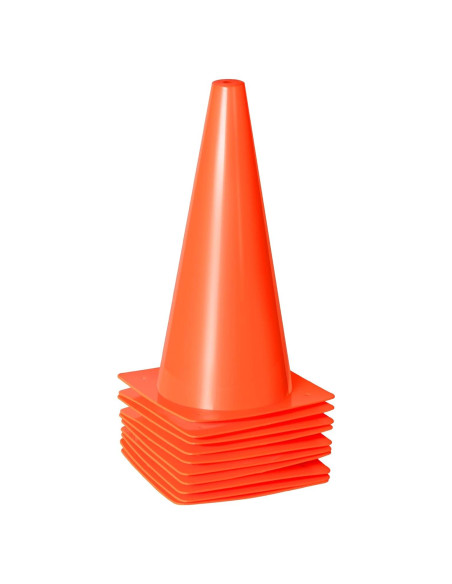 Conos de Entrenamiento Deportivo Alyoen 30 cm Naranjas - Paquete de 10 Conos de Entrenamiento Deportivo Alyoen 30 cm Naranjas - Paquete de 10