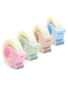 Paquete de 4 Cintas Invisibles BangBoom con Dispensador Mini