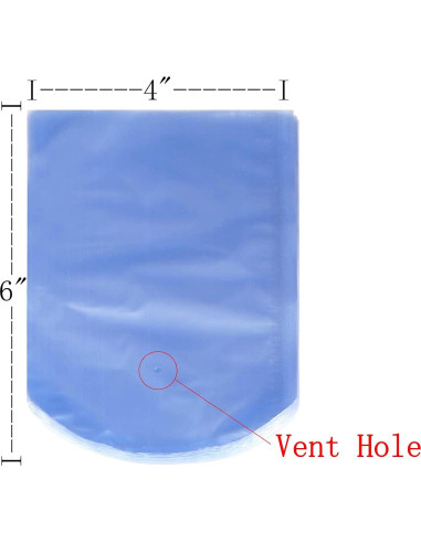 Bolsas de Envoltura Térmica Redondas OYSIR 300 PCS 10 x 15 cm