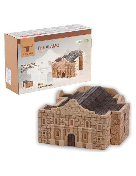 Kit de Construcción Alamo Wise Elk - 510 Ladrillos de Yeso 3D Kit de Construcción Alamo Wise Elk - 510 Ladrillos de Yeso 3D