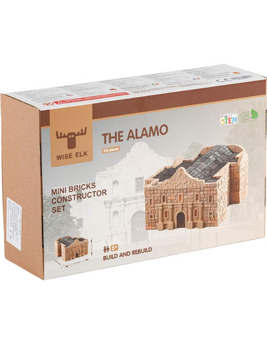 Kit de Construcción Alamo Wise Elk - 510 Ladrillos de Yeso 3D