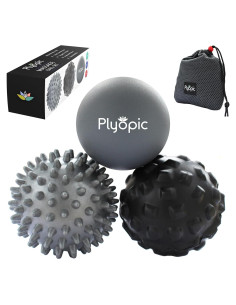 Juego de Pelotas de Masaje Plyopic - Alivio Muscular y Movilidad