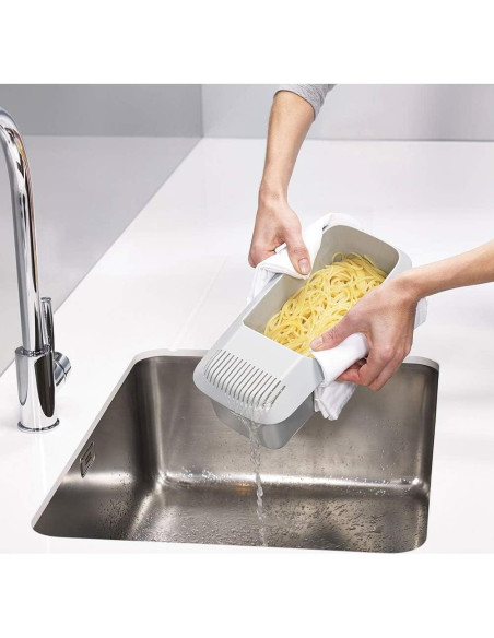Cocinero de Pasta Boxwizard con Colador para Microondas 30x14 cm Cocinero de Pasta Boxwizard con Colador para Microondas 30x14 cm