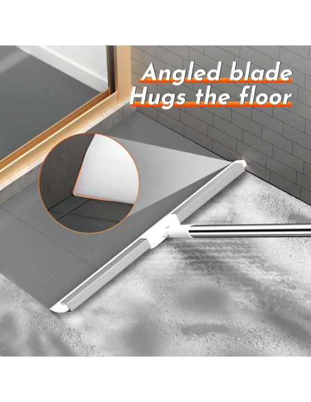 Raspador de Piso TidyTale 165 cm Mango Largo Silicona Rotatorio Raspador de Piso TidyTale 165 cm Mango Largo Silicona Rotatorio