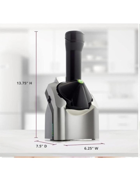 Máquina de Helado de Fruta Congelada Yonanas Clásica Vegana 0.5L Máquina de Helado de Fruta Congelada Yonanas Clásica Vegana 0.5L