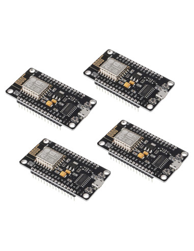 4 Placas de Desarrollo ESP8266 NodeMCU DORHEA 40.8g WiFi
