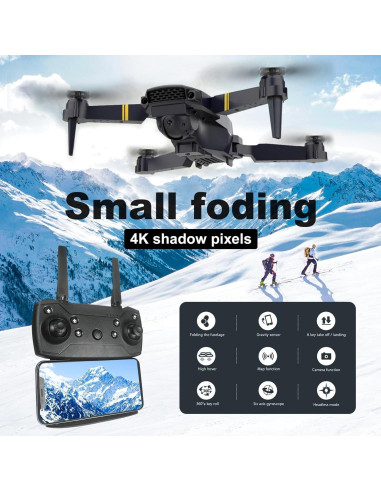 Drone Cuadcóptero SENY 4K Plegable con Cámara 1080P HD
