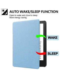 Funda Plobors para eReader 7" 12 Generación 2024 Azul Claro 2
