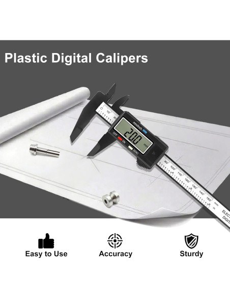 Calibrador Digital Sangabery 15.24 cm Pantalla LCD Grande Calibrador Digital Sangabery 15.24 cm Pantalla LCD Grande