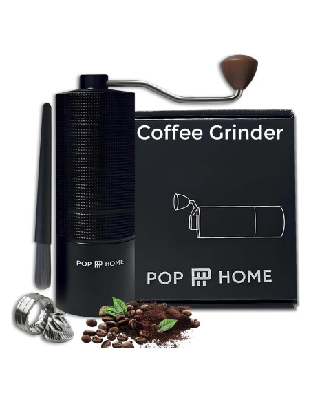 Molino de Café Manual Pop and Party - Acero Inoxidable, 0.57 kg Molino de Café Manual Pop and Party - Acero Inoxidable, 0.57 kg