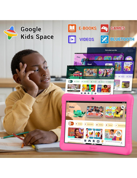 Tableta Android Contixo K102 para Niños 10" 32GB Rosa Tableta Android Contixo K102 para Niños 10" 32GB Rosa