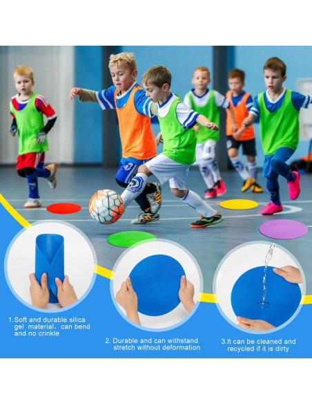 Conos Planos de Entrenamiento WildTracks 22.95cm - 6 Pcs Conos Planos de Entrenamiento WildTracks 22.95cm - 6 Pcs