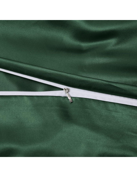 Funda de Edredón Ersmak 152x203 cm Satén Verde Esmeralda Funda de Edredón Ersmak 152x203 cm Satén Verde Esmeralda