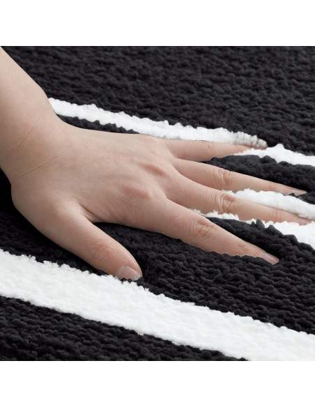 Alfombrillas de Baño HOMEIDEAS 2 Piezas Microfibra Antideslizante Alfombrillas de Baño HOMEIDEAS 2 Piezas Microfibra Antideslizante