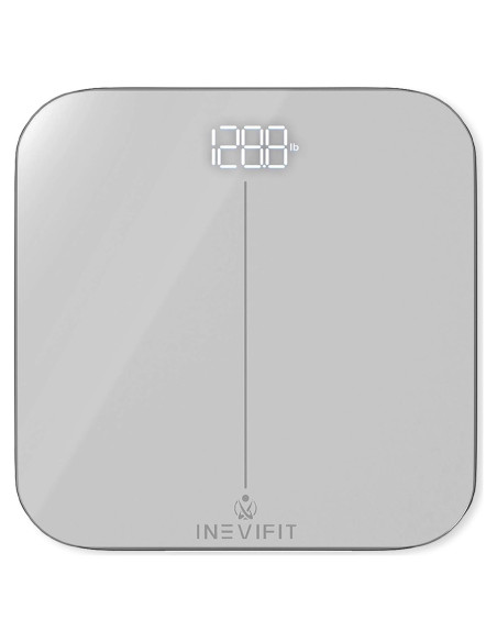 Báscula de baño digital INEVIFIT Premium 181 kg vidrio templado Báscula de baño digital INEVIFIT Premium 181 kg vidrio templado