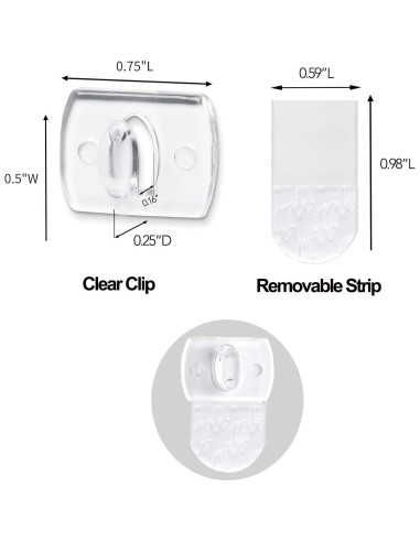Clips de Luz Mini Karsbarwe 120 Piezas Transparentes