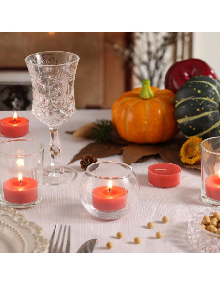 16 Velas de Té Aromatizadas Manzana Reisen - Cera de Soja 4h 16 Velas de Té Aromatizadas Manzana Reisen - Cera de Soja 4h