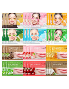36 Pares de Parche para Ojos y Máscara de Labios Etuanxi