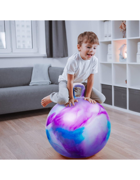 Bola Saltarina ZOOJOY 45cm con Mango para Niños 3-8 Años Bola Saltarina ZOOJOY 45cm con Mango para Niños 3-8 Años