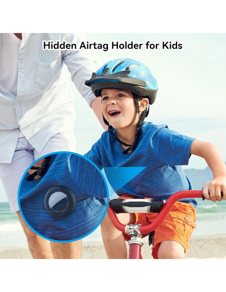 Soporte oculto para AirTag Citymore - Funda negra para niños Soporte oculto para AirTag Citymore - Funda negra para niños