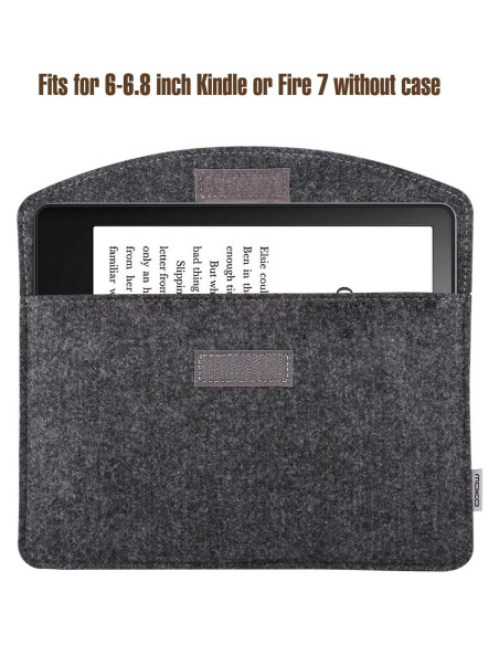 Funda MoKo para E-Reader 6.8" Kindle Paperwhite Gris Oscuro Funda MoKo para E-Reader 6.8" Kindle Paperwhite Gris Oscuro