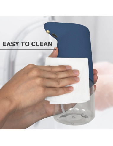 Dispensador de Jabón Automático CozyBlue Recargable 413ml Azul