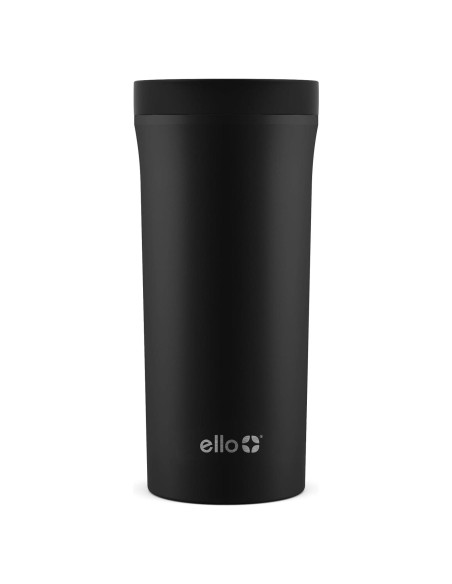 Taza de Viaje Ello Arabica 414ml Acero Inoxidable Negra Taza de Viaje Ello Arabica 414ml Acero Inoxidable Negra