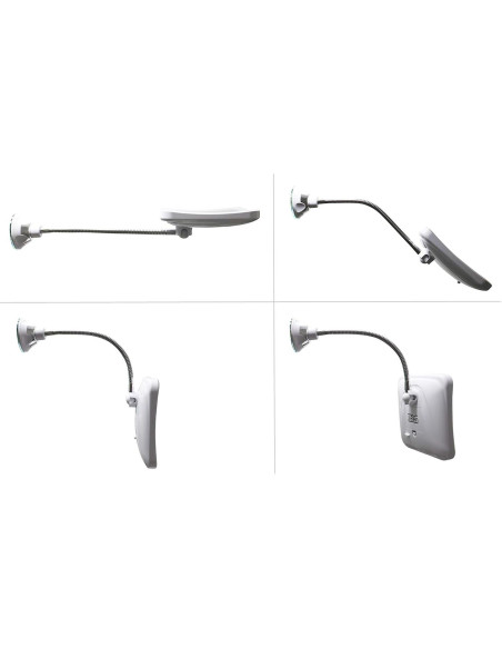 Espejo de Maquillaje JiBen LED 10X Aumento Flexible 30.48 cm Espejo de Maquillaje JiBen LED 10X Aumento Flexible 30.48 cm