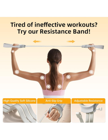 Bandas de Resistencia Ajustables VANiGO 20-60lb (9-27kg) Figura 8