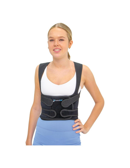 Corrector de Postura PosturePals - Faja Ajustable Ergonómica Grande Corrector de Postura PosturePals - Faja Ajustable Ergonómica Grande