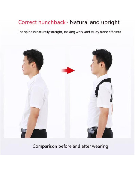 Corrector de Postura ANPLCHGR Ajustable Unisex para Espalda Corrector de Postura ANPLCHGR Ajustable Unisex para Espalda