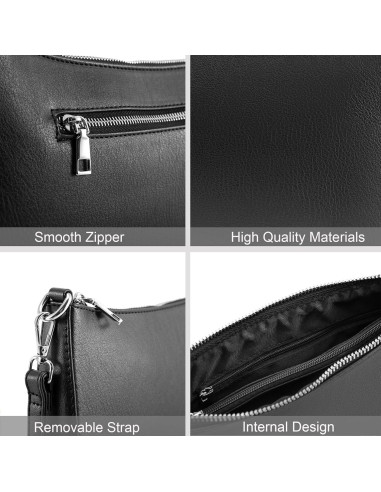 Bolsa de Hombro NIUEIMEE ZHOU con 2 Correas Removibles 25.9cm