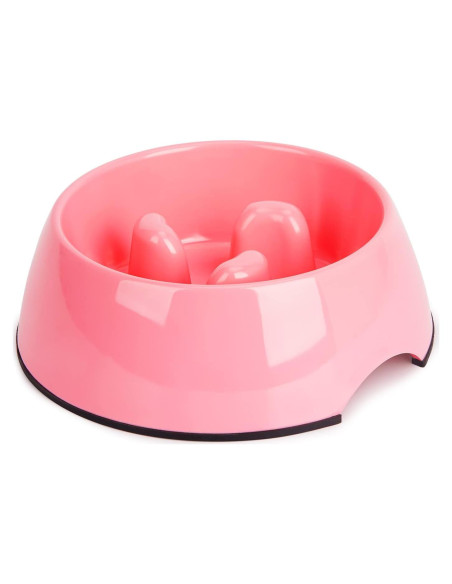 Cuenco Antideslizante de Alimentación Lenta SUPERDESIGN 14cm Rosa Cuenco Antideslizante de Alimentación Lenta SUPERDESIGN 14cm Rosa