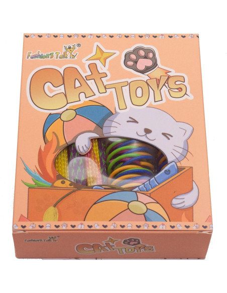 Set de Juguetes para Gato Charla de Moda 49PCS con Catnip Set de Juguetes para Gato Charla de Moda 49PCS con Catnip