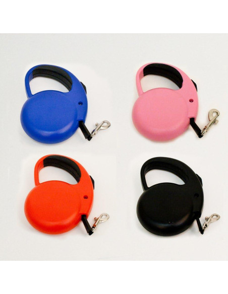 Correa Retráctil para Perros Hyper Pet 2.44m Extra Pequeña Rosa Correa Retráctil para Perros Hyper Pet 2.44m Extra Pequeña Rosa