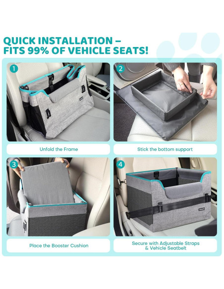 Asiento de coche para perros Siyan DBCS-FOLD-INNO 9 kg Asiento de coche para perros Siyan DBCS-FOLD-INNO 9 kg