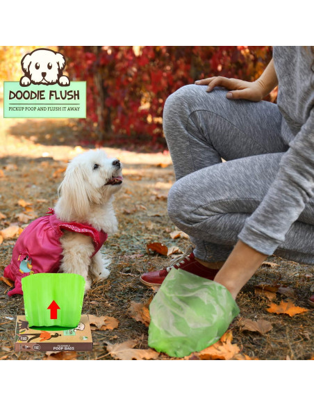 Bolsas para Excremento de Perro Doodie Flush - 50 Unidades Bolsas para Excremento de Perro Doodie Flush - 50 Unidades
