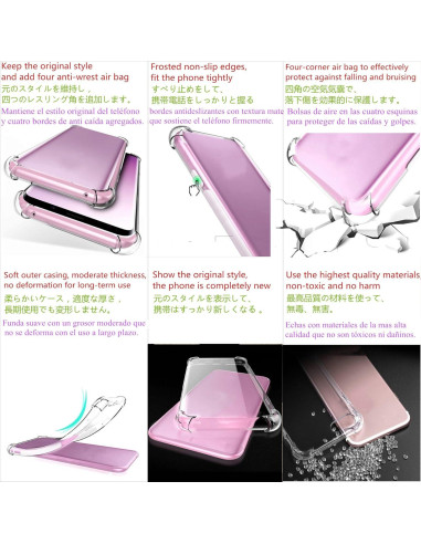 Funda Protectora TPU Transparente USTIYA para Realme 7i/C15/C12