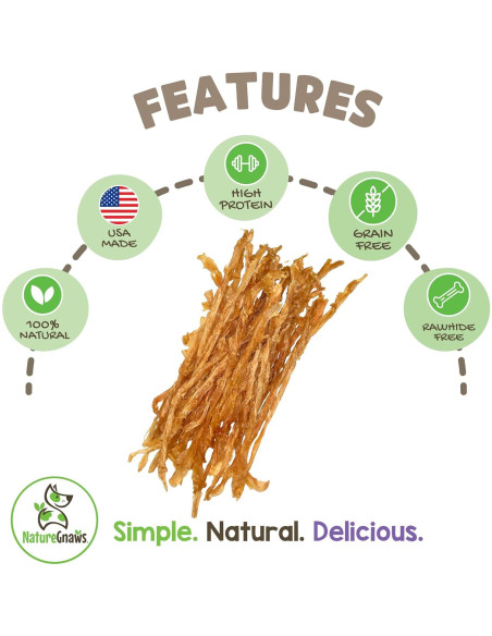 Tendones de Pavo USA Nature Gnaws 113.4g - Snack Natural para Perros Tendones de Pavo USA Nature Gnaws 113.4g - Snack Natural para Perros