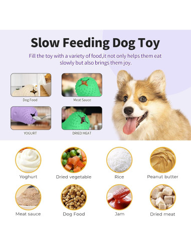 Juguete dispensador de golosinas PawSailor para perros pequeños y medianos