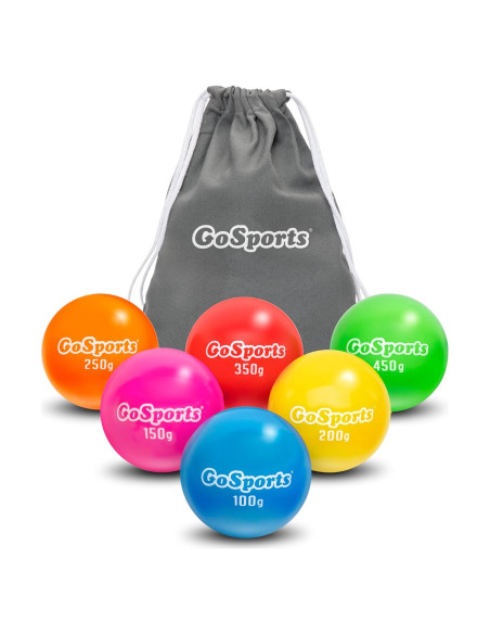 Bolas con peso plyométricas GoSports Pro 100-450g para béisbol Bolas con peso plyométricas GoSports Pro 100-450g para béisbol