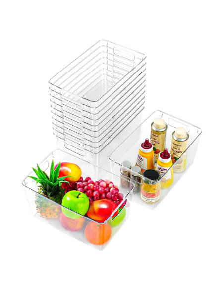 Paquete de 12 cajas de almacenamiento Freebat 35.8x21x27.2 cm Paquete de 12 cajas de almacenamiento Freebat 35.8x21x27.2 cm