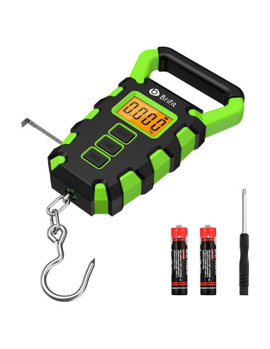 Báscula de Pesca Digital Ankilo 50kg con Pantalla LCD Verde
