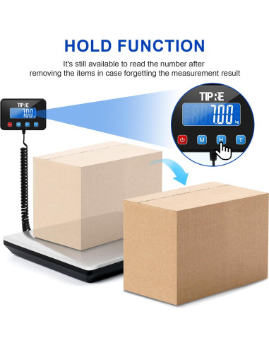 Escala Postal Digital TIPRE 299.37kg Acero Inoxidable Precisa