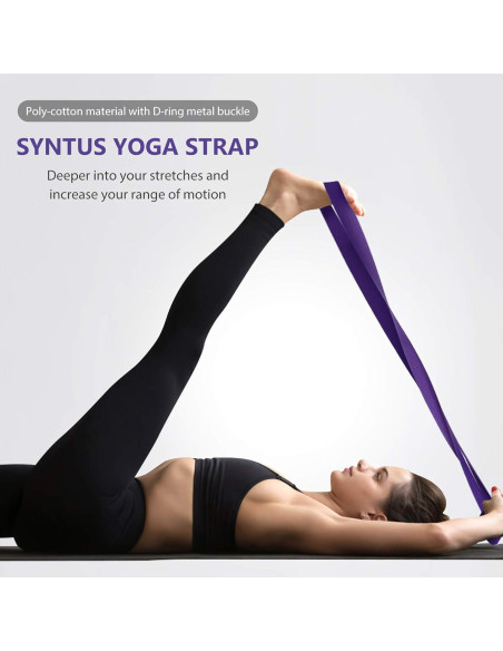 Conjunto de Bloques de Yoga y Correa Syntus - 2 Bloques 22.86x15.24x10.16 cm Conjunto de Bloques de Yoga y Correa Syntus - 2 Bloques 22.86x15.24x10.16 cm