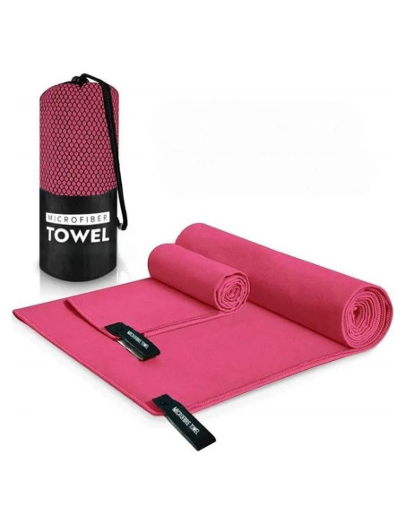 Toalla de Microfibra GOSATYUM Secado Rápido 81x30.5cm Rosa Toalla de Microfibra GOSATYUM Secado Rápido 81x30.5cm Rosa