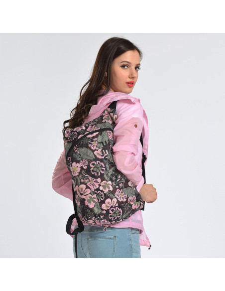 Mochila de Senderismo Plegable PELLIOT 18L Rosa Marrón Mochila de Senderismo Plegable PELLIOT 18L Rosa Marrón