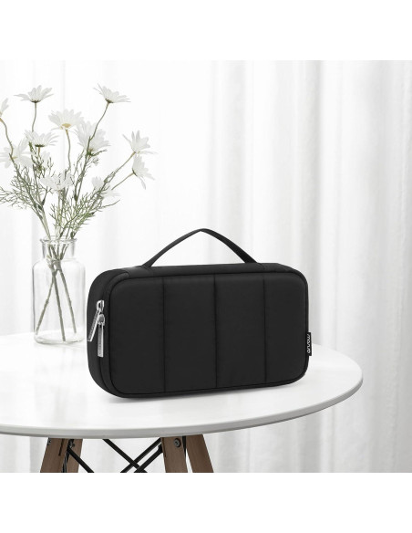 Organizador Electrónico de Viaje MOSISO, Bolsa Portátil Negra Organizador Electrónico de Viaje MOSISO, Bolsa Portátil Negra