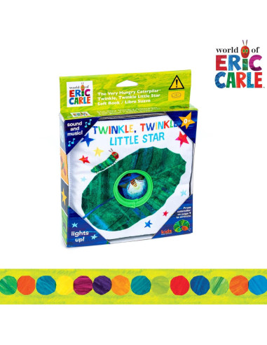 Libro Suave Eric Carle Brilla Brilla Estrellita 17.78 cm
